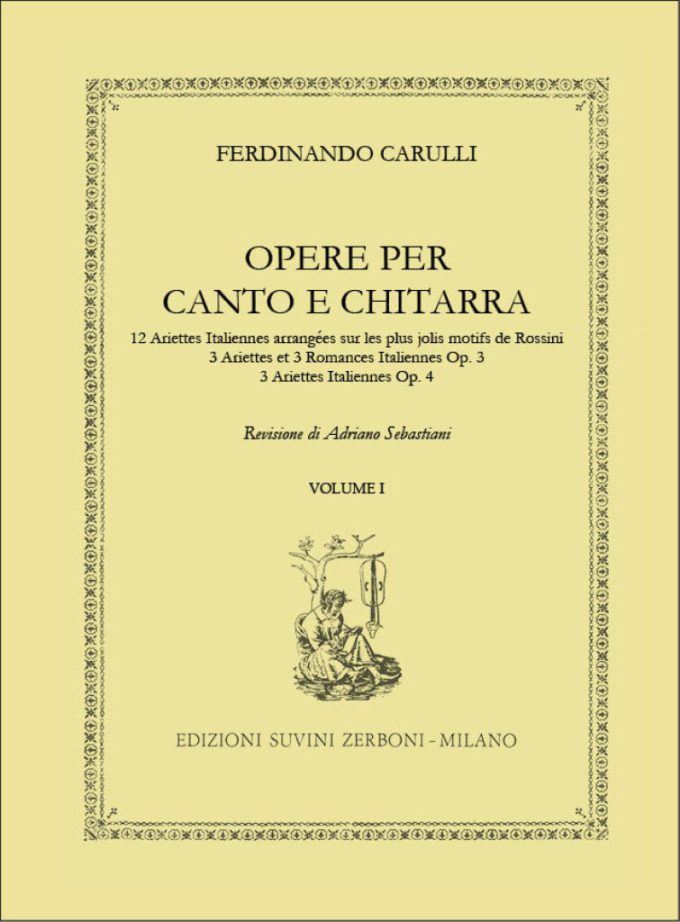 Opere per canto e chitarra volume I